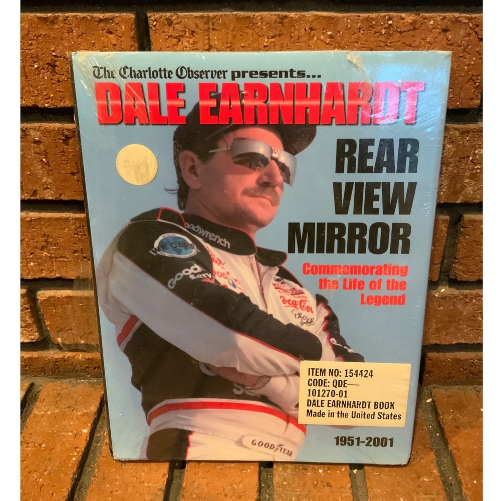 Dale Earnhardt Sr Rearview Mirror Book Charlotte Observer Hardcover